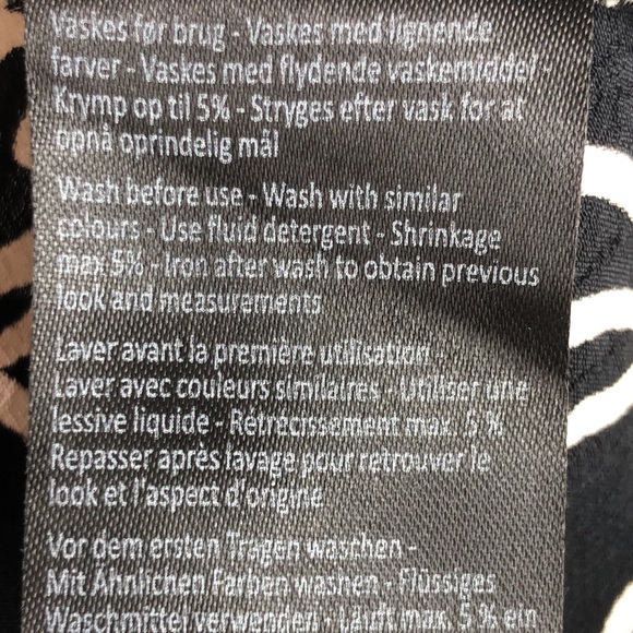 Masai Copenhagen Tunic Size Medium Kaza Floral Creped Viscose Lagenlook - Picture 7 of 12